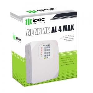 Central De Alarme 04 Zonas - AL 4 Max (Ipec)