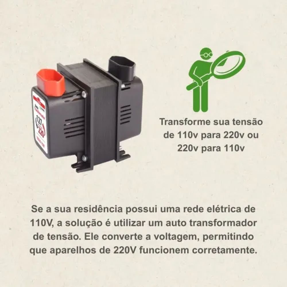 Auto-Transformador 100VA 70W Bivolt( Ipec )