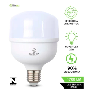 Lâmpada Led Bulbo 20W (TechLuz)