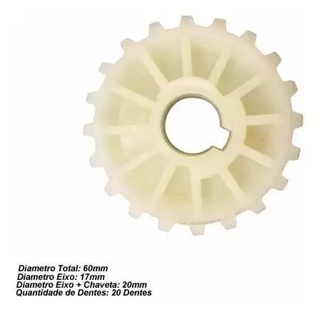 Coroa z-20 Chaveata 20 Dentes - P10865 (PPA)