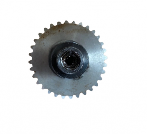 Conjunto Eixo E Coroa Motor Deslizante Max (1 CHATO) (Peccinin)