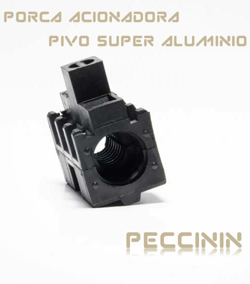 Porca Acionadora Encaixe Motor Pivotante Alumínio Peccinin Nice