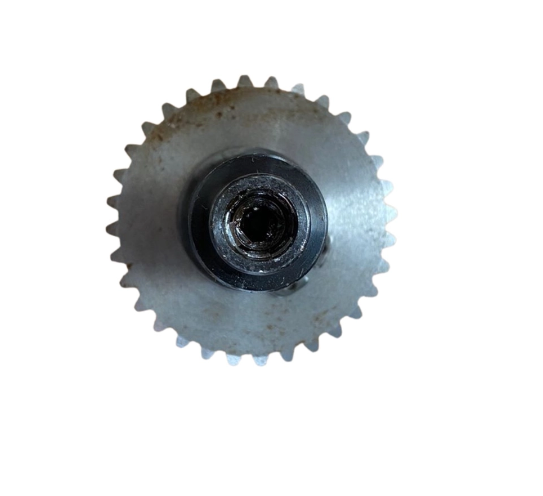 Conjunto Eixo E Coroa Motor Deslizante Max (1 CHATO) (Peccinin)