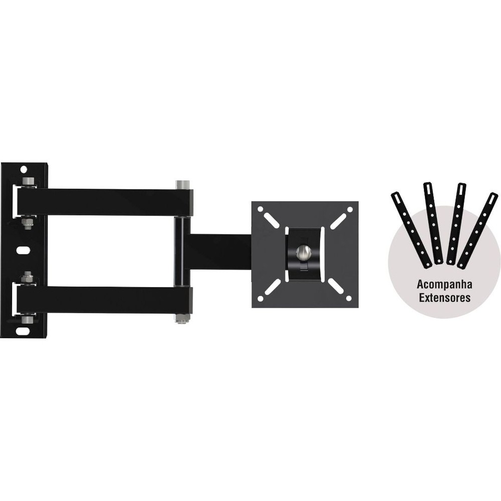 Suporte TV Articulado LED/LCD 10-56 BRA4.0(Brasforma)