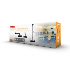 Suporte para Projetor Teto/Parede Preto SBRP756 (Brasforma)