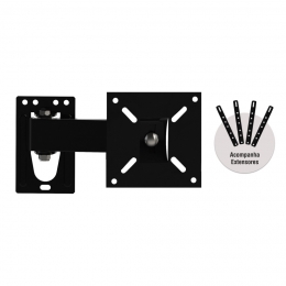 Suporte TV Para Teto LED/LCD 10-55 Branco - SBRP150 (Brasforma)